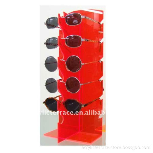 Red Sunglasses Display Holder